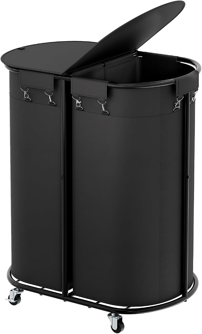 200L Double Laundry Hamper by Unknown