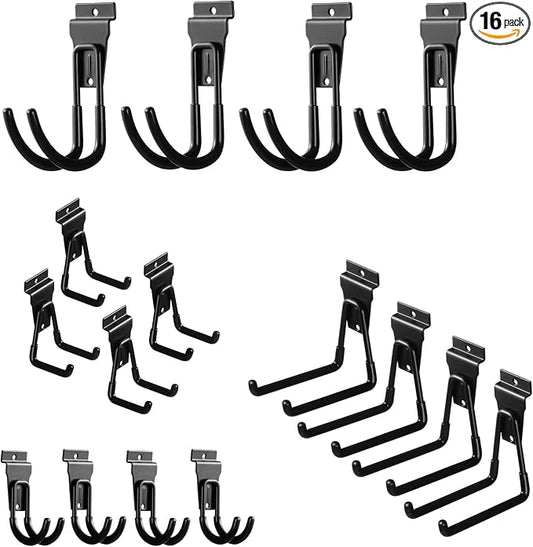 Slat Wall Hanging Hooks, Slatwall Accessories, Slatwall Hooks Assortment by PYBTOOL