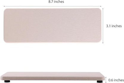 2 Pcs Water Absorbing Stone Trays, Kitchen/Bathroom Sink Soap Dish, Diatomite - Image 4