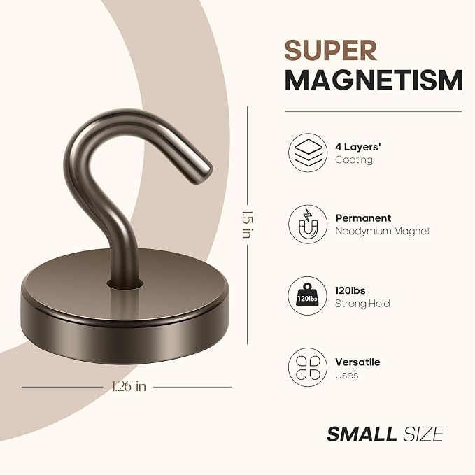 Neosmuk Magnetic Hooks Steel Tube Design - Image 5