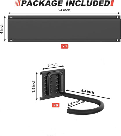 Ultrawall Stainless Steel Bike Storage Rack, 6 Bike Storage Hanger Wall Mount - Image 3