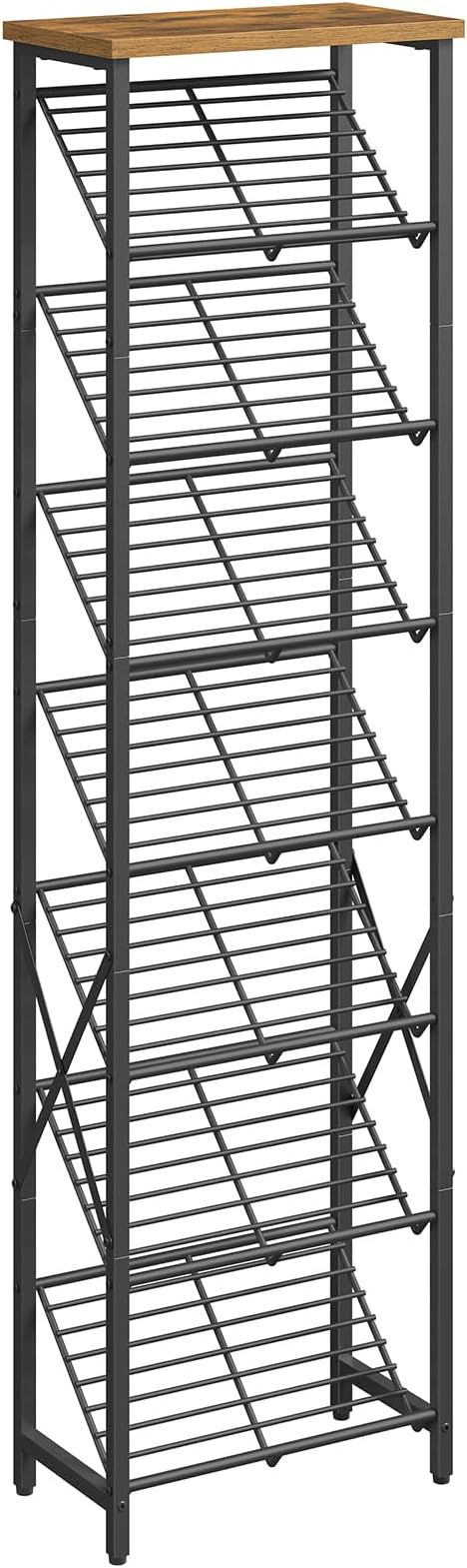 YATINEY 8-Tier Tall Shoes Rack, Slim Shoe Organizer by Yatiney