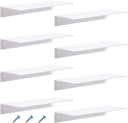 Blulu 8 Pcs Acrylic Floating Shelves by Blulu
