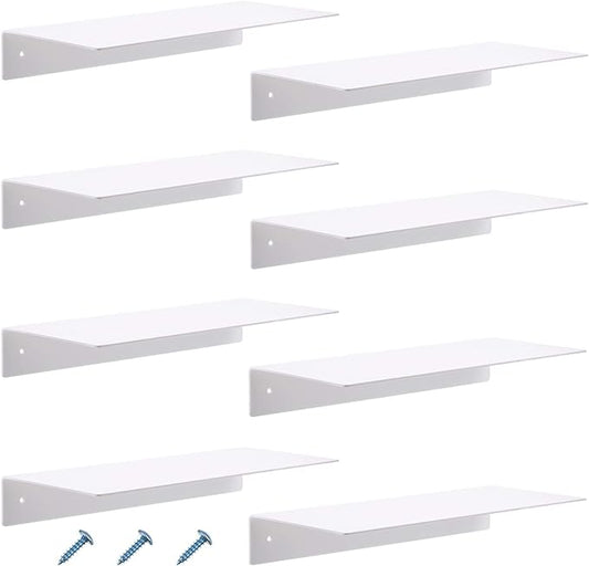 Blulu 8 Pcs Acrylic Floating Shelves by Blulu