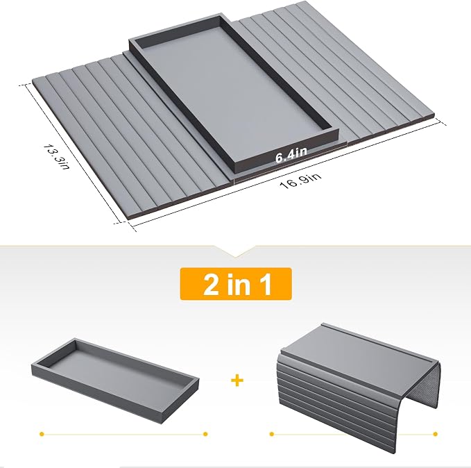 Sofa Armrest Tray Table for Couch - Image 7
