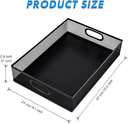Desk Drawer Organizer, A4 Large Metal Mesh Desk Organizer Tray, Versatile - Image 7
