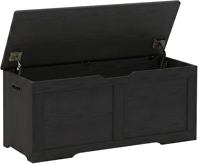 Timberer 39.4" Wooden Storage Chest, Extra Large Storage Trunk | Storage Bench by Timberer