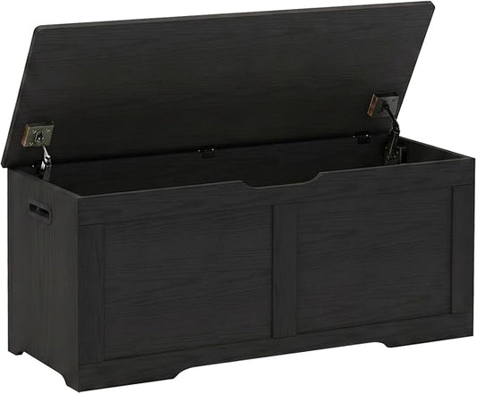 Timberer 39.4" Wooden Storage Chest, Extra Large Storage Trunk | Storage Bench by Timberer