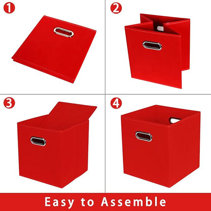 Fabric storage bins Cubes, Fabric Cube Organizer - Image 6