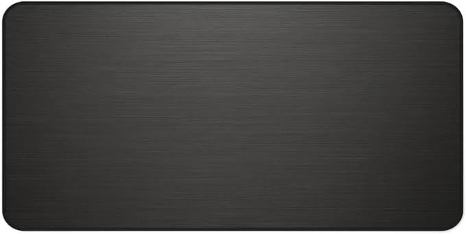 Desk Mat - Brushed Metal Texture, Extended Mouse Pad & Desk Pad, Neoprene by Unknown