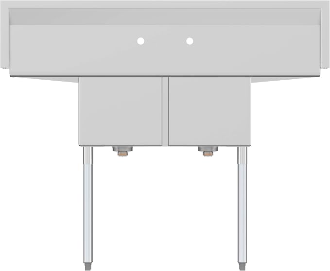 KoolMore - SB141611-12B3 2 Compartment Stainless Steel NSF Commercial Kitchen - Image 7
