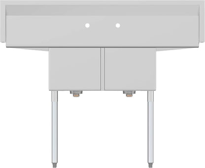 KoolMore - SB141611-12B3 2 Compartment Stainless Steel NSF Commercial Kitchen - Image 7