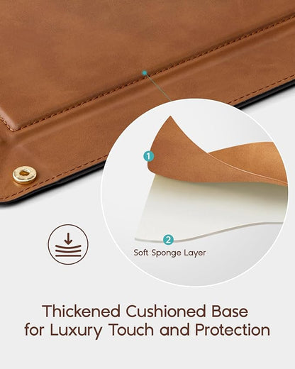 VLANDO Valet Tray Organizer, PU Leather Catchall Tray - Image 5