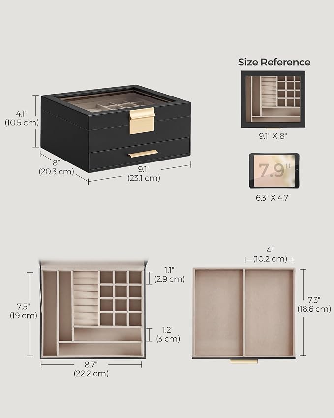 SONGMICS Jewelry Box Organizer - Image 5