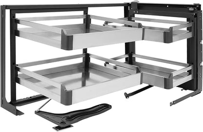 TFCFL Pull-Out Corner Organizer, Blind Corner Cabinet Organizer by TFCFL