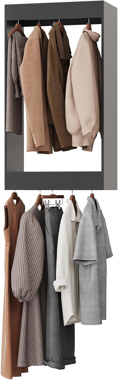 ROOMTEC 31.5" Double Hanging Closet Unit, Modular Closet System by ROOMTEC