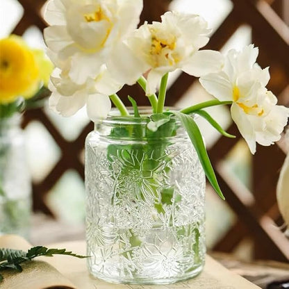 ANSQU Set of 2 Vintage Glass Jars, 23.7 FL OZ Candy Jars - Image 7