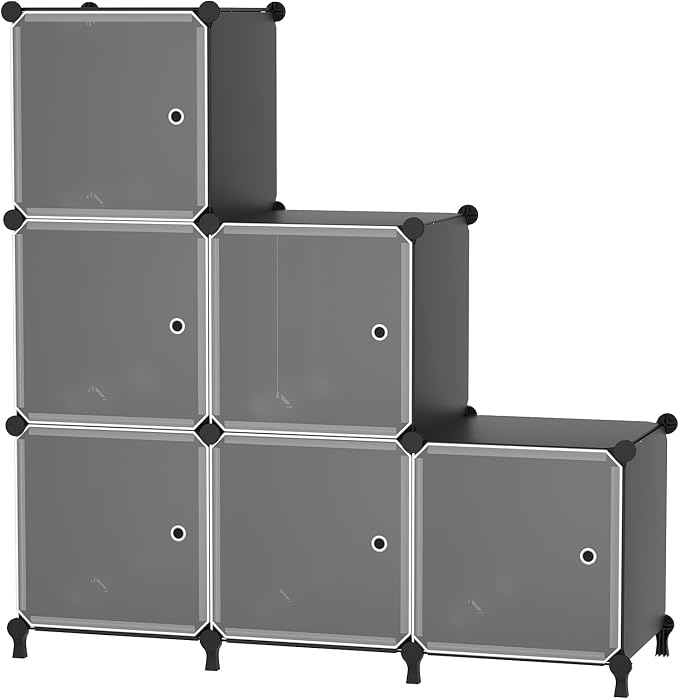 Cube Storage Organizer, 6-Cube Shelves Unit by Unknown