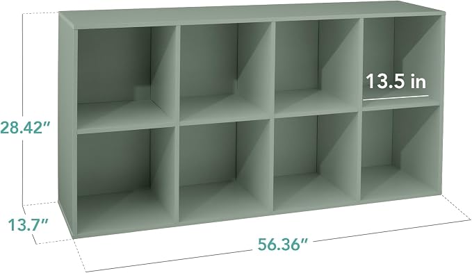 Best Choice Products Kids Bookcase 8-Cube Storage Organizer, 13.5in Shelf - Image 2