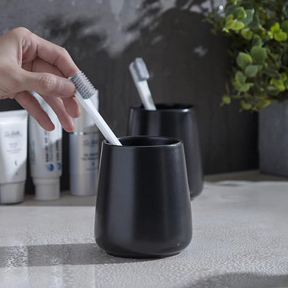 Matte Black Toothbrush Holders for Bathroom - Image 6