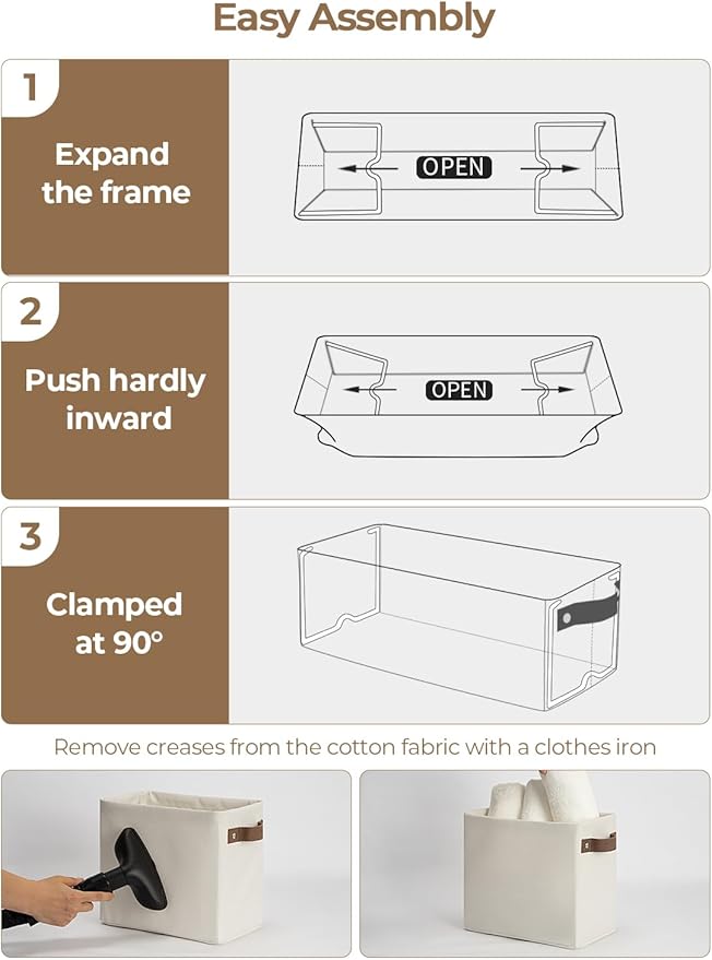 StorageWorks Narrow Storage Bins, Small Basket - Image 5