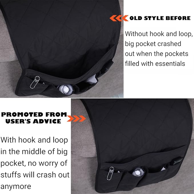 Teniux Armrest organizer Non-Slip Remote Control Holder - Image 2