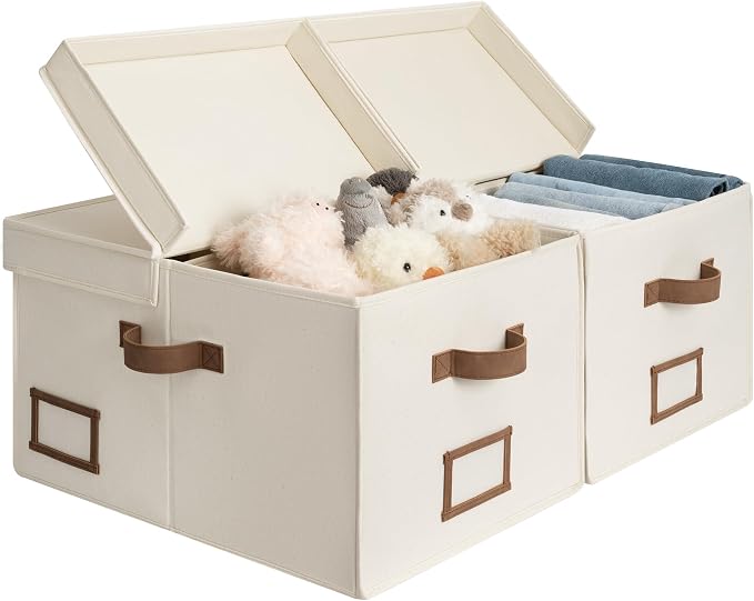 StorageWorks Large Clothes Storage Bins, Fabric Boxes - Image 9