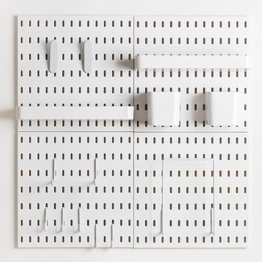 Pegboard Combination Kit for Wall Organizer, Wall Mounted Peg Board Kits for - Image 7