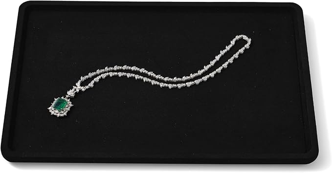 Microfiber Jewelry Display Flat Tray by Woodten