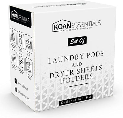 KOANEssentials Farmhouse Metal Laundry Pods Container - Image 8