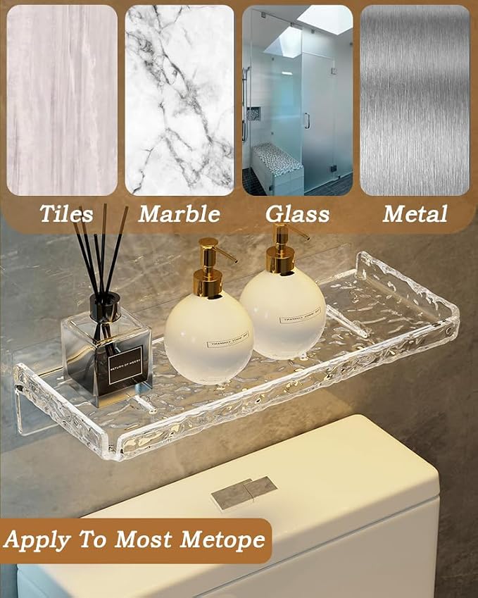 Shower Organizer, Wall Floating Shelf - Image 3