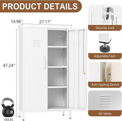 pozdeg 47.24" Metal Storage Locker - Image 3