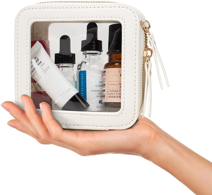 Travel Clear Makeup Bag Set, TSA Approved Cosmetic Bag Case - Image 6