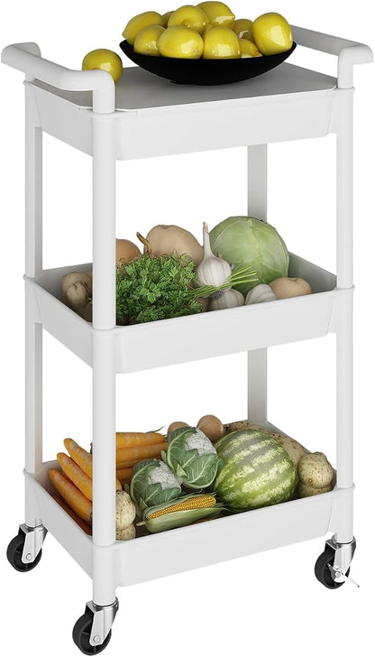 Steehoom 3-Tier Utility Rolling Cart - Image 8