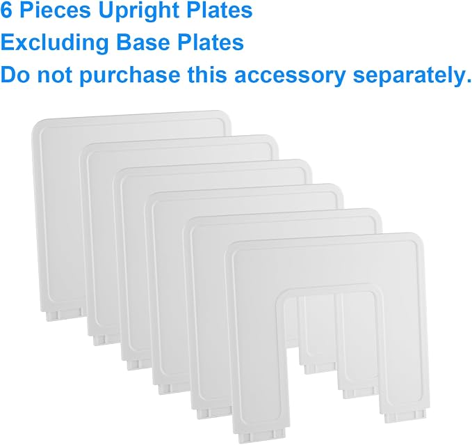 6 Pieces Upright Boards, Accessory Parts of Expandable File Folder Holder - Image 2