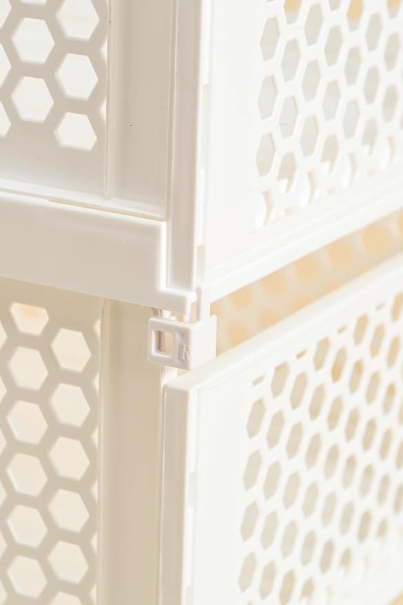 Pull-out Plastic Storage Basket, Stackable Closet Organizers Drawer Anti-Tipping - Image 9