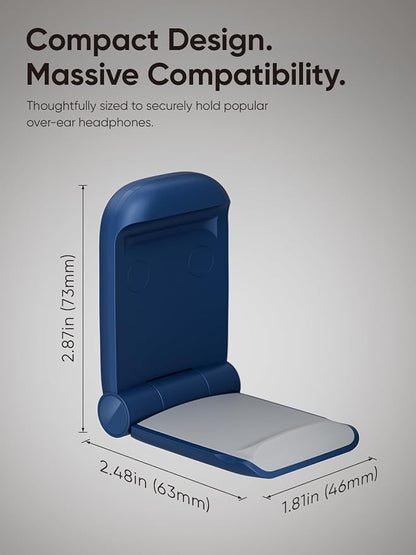 MAMUVIMO Headphone Stand, 2 Pack Headset Stand Foldable＆Sticky, Headphone - Image 5