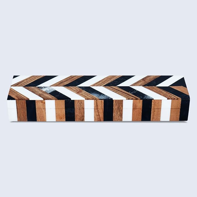 Handicrafts Home Slim Decorative Storage Box - Image 4