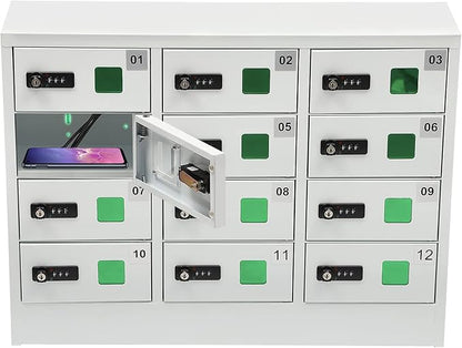 12 Slot Cellphone Charging Station, Locker Charging Station by Unknown