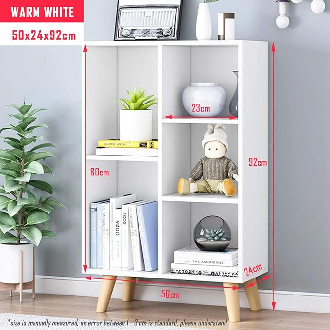 IOTXY Wooden Open Shelf Bookcase - Image 2