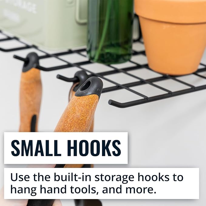 StoreYourBoard Gardening Hand Tools Organizer, Wall Mount Storage Shelf - Image 4