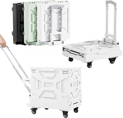 VECELO 16 GAL 2-in-1 Foldable Shopping Cart, Collapsible Utility Cart by VECELO