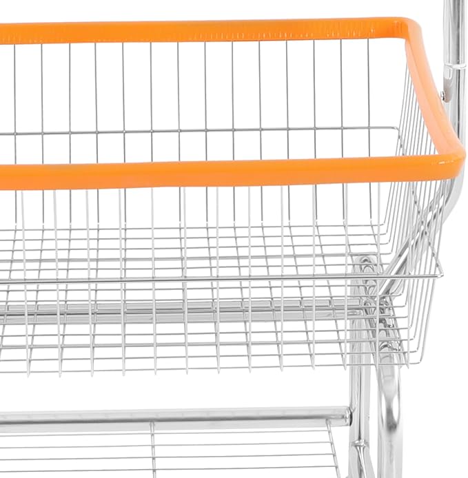 Steel Wire Laundry Cart, Laundry Basket - Image 9