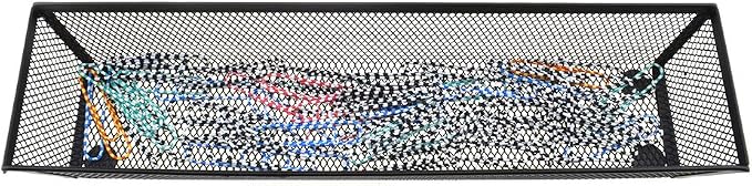 HAHIYO Stackable Mesh Tray Cup 12 x 3 x 2 inches Sturdy Container - Image 4