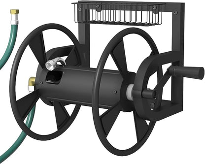 Artigarden Garden Wall Mounted Hose Reel, Outdoor Heavy-Duty Water Hose Holder by Artigarden