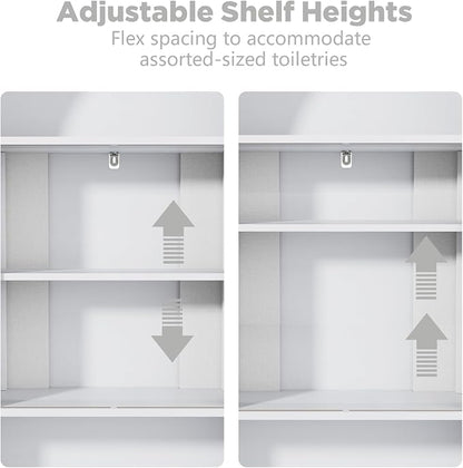 Arched Over The Toilet Storage Cabinet, Freestanding Bathroom Organizer | - Image 5