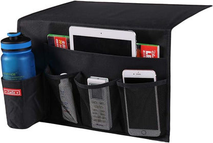 5 Pockets Bedside Caddy, Bedside Storage Organizer by ZAFIT