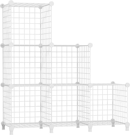 AWTATOS Wire Cube Storage, 6 Cube Closet Organizer Storage Shelf, Portable by AWTATOS