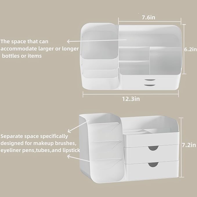 Makeup Organizer with Brush Holder - Image 6
