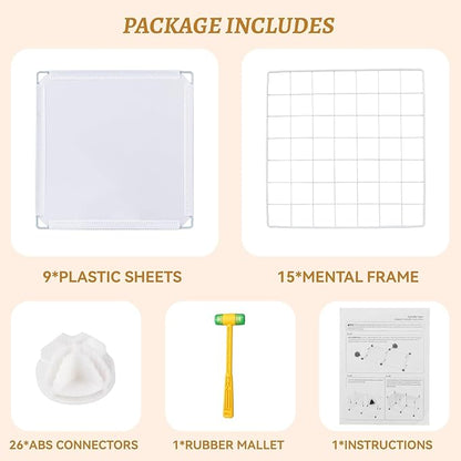 TUMUCUTE Closet Organizer, Organizers and Storage, Cabinet Metal Shelf Rack - Image 4